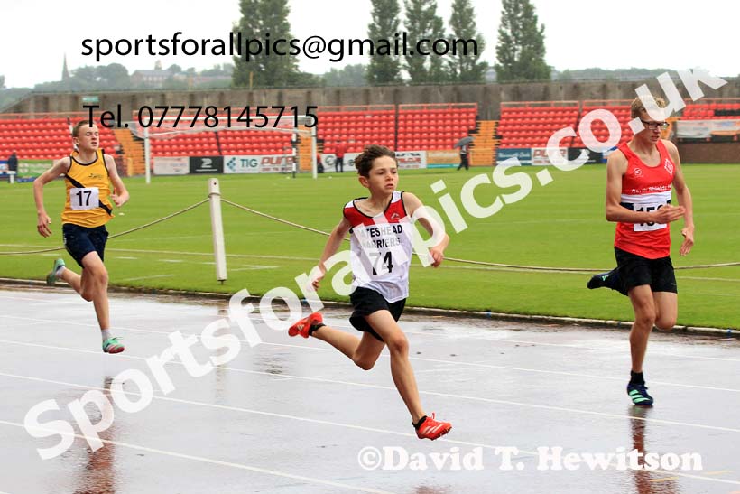 150 metres, 2023 Gateshead Tartan Games.  Photo: David T. Hewitson/Sports for All Pics